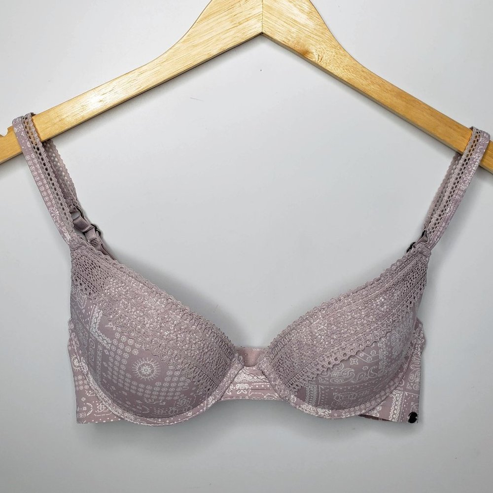 Lucky Brand Laced Edge‎ Push Up Bra 34B